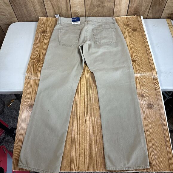 Old Navy Straight Built-In Flex Jeans Men’s Size 32x30 NWT Tan Khaki - Picture 13 of 16